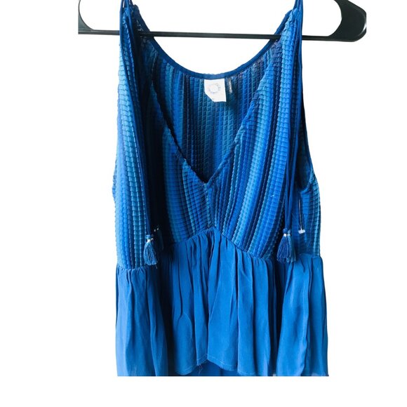 Akemi and Kin Blue Sleeveless Top Sx S - Picture 2 of 5